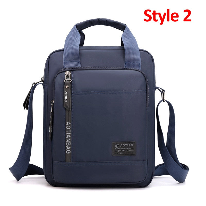 Men Waterproof High Quality Nylon Handbag