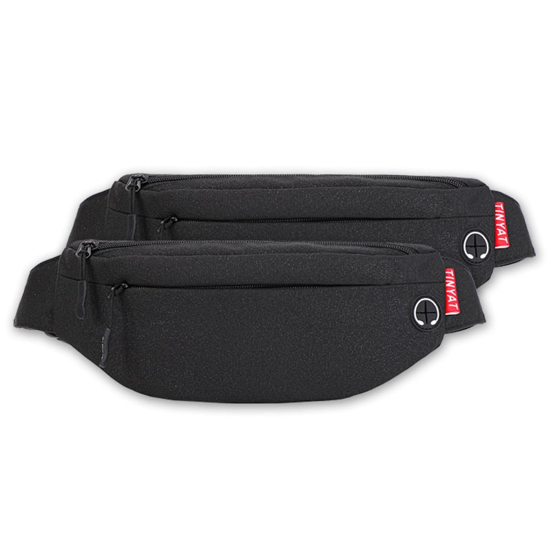 TINYAT Men Waist Bag Pack Purse