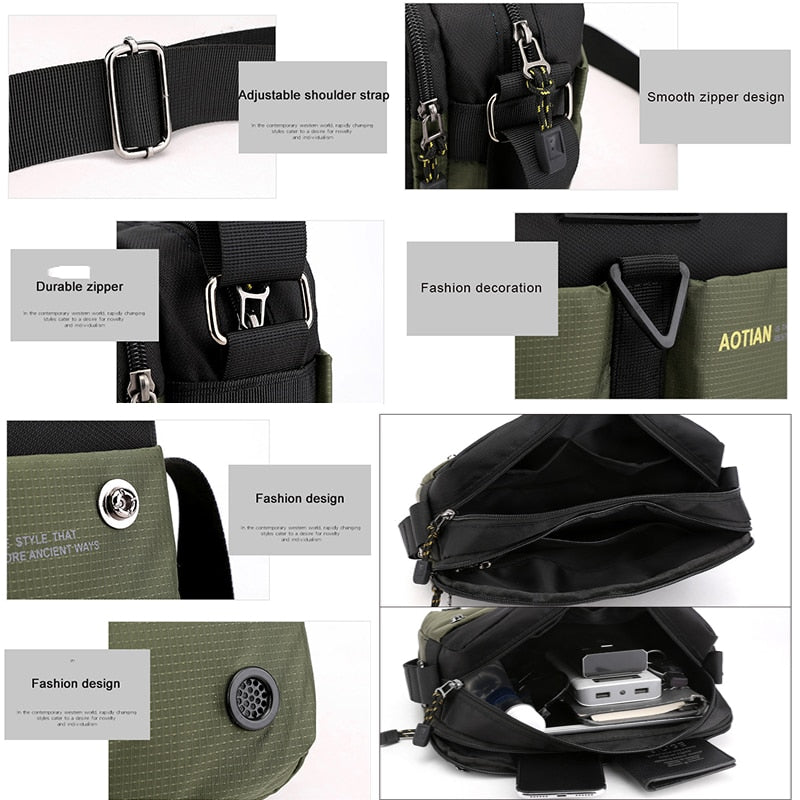 Scione Nylon Shoulder Bags