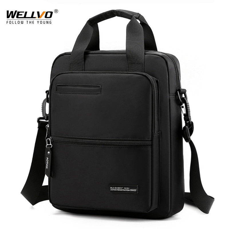 Men Waterproof High Quality Nylon Handbag