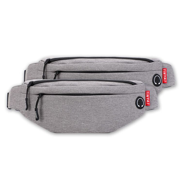 TINYAT Men Waist Bag Pack Purse