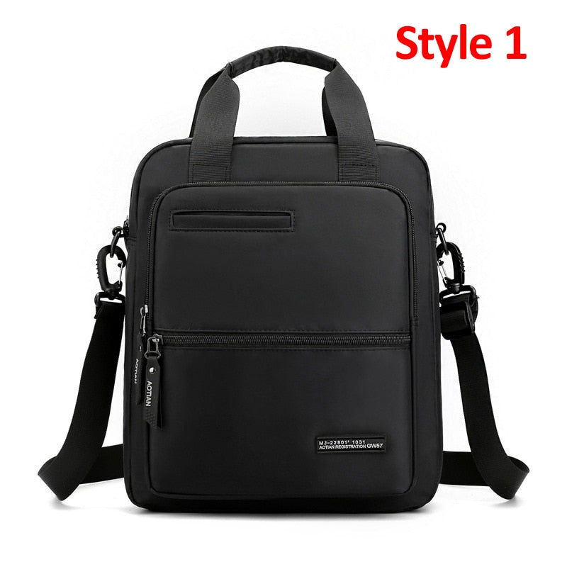 Men Waterproof High Quality Nylon Handbag