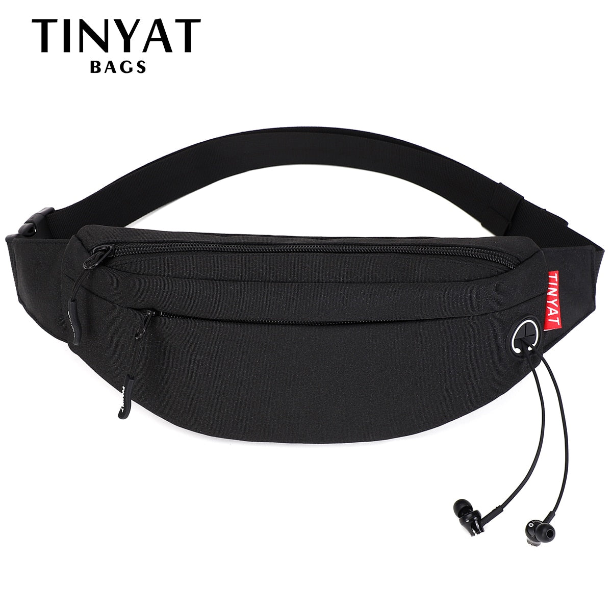 TINYAT Men Waist Bag Pack Purse