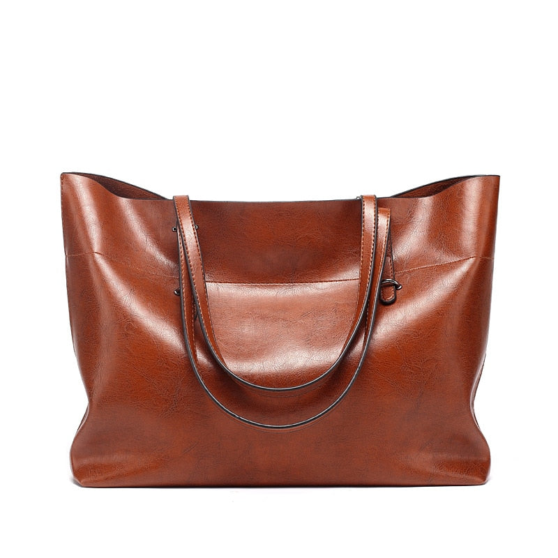 DIDABEAR Brand Leather Tote Bag