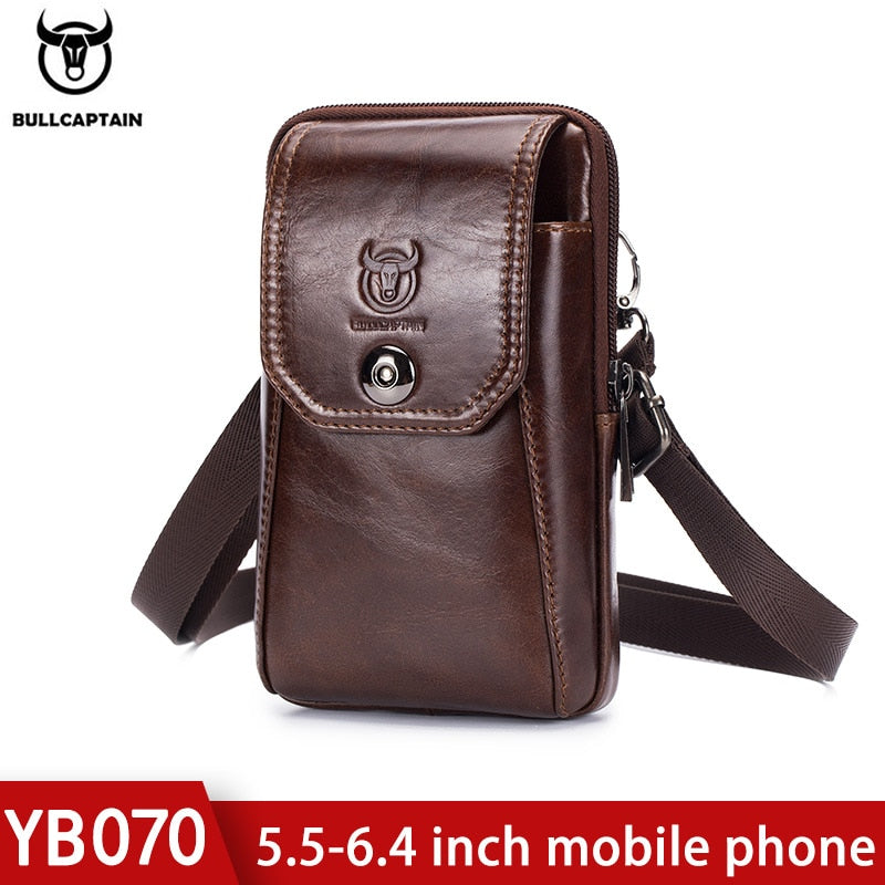 BULLCAPTAIN Genuine Leather Men's Bags