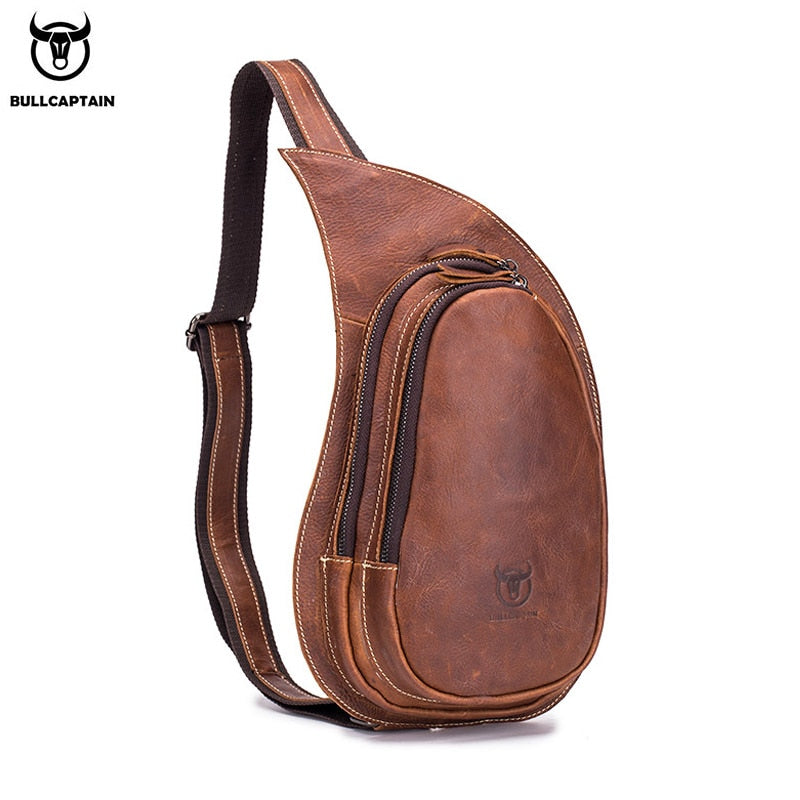 BULLCAPTAIN Leather Crossbody Bag