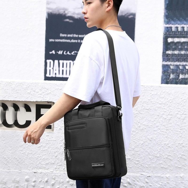 Men Waterproof High Quality Nylon Handbag