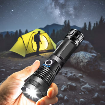 Led Super Bright Rechargeable P70 10000 Lumens Powerful  Led Flashlight