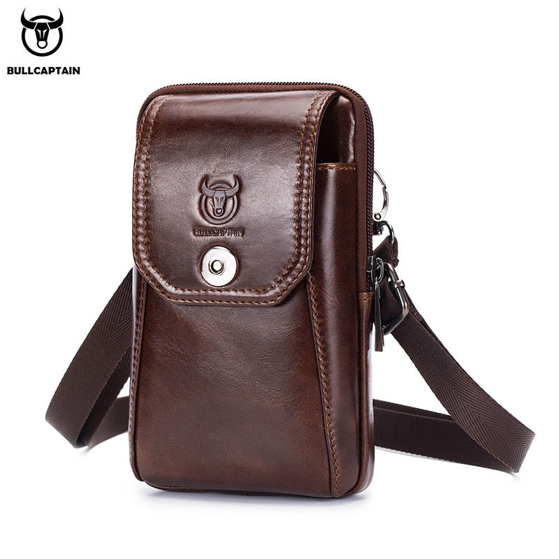 BULLCAPTAIN Genuine Leather Men's Bags