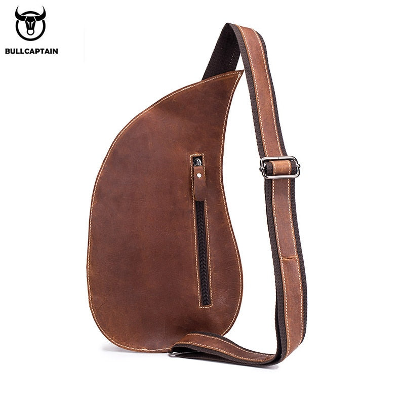 BULLCAPTAIN Leather Crossbody Bag