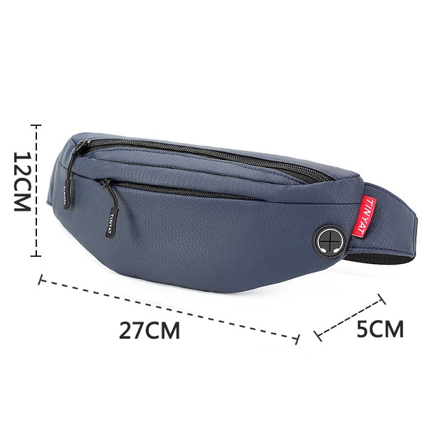 TINYAT Men Waist Bag Pack Purse