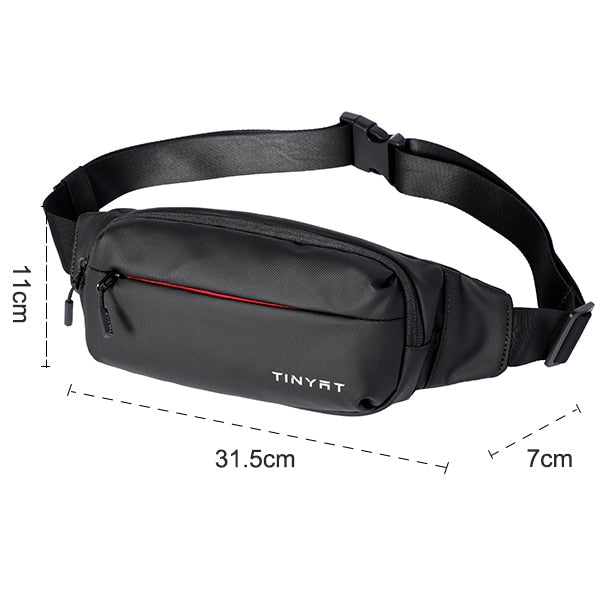 TINYAT Men Waist Bag Pack Purse