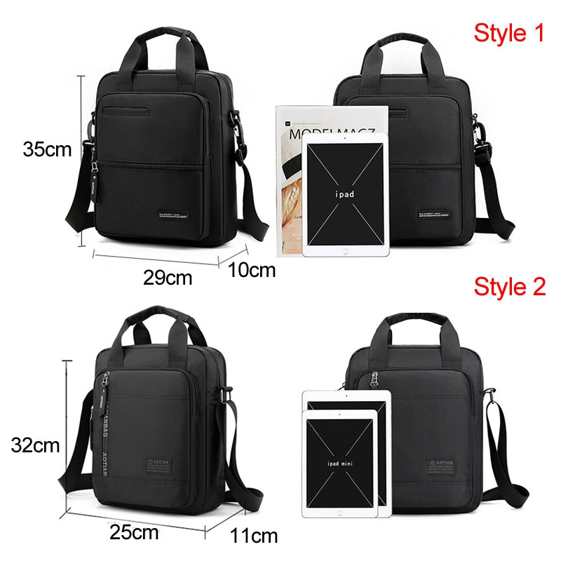 Men Waterproof High Quality Nylon Handbag