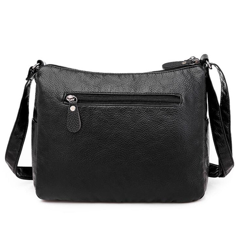 New Casual Women Bag Soft Leather Shoulder Bag