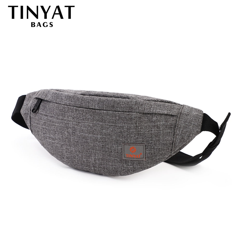 TINYAT Male Men Waist Bag